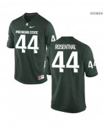 Women's Max Rosenthal Michigan State Spartans #44 Nike NCAA Green Authentic College Stitched Football Jersey WE50O87UA